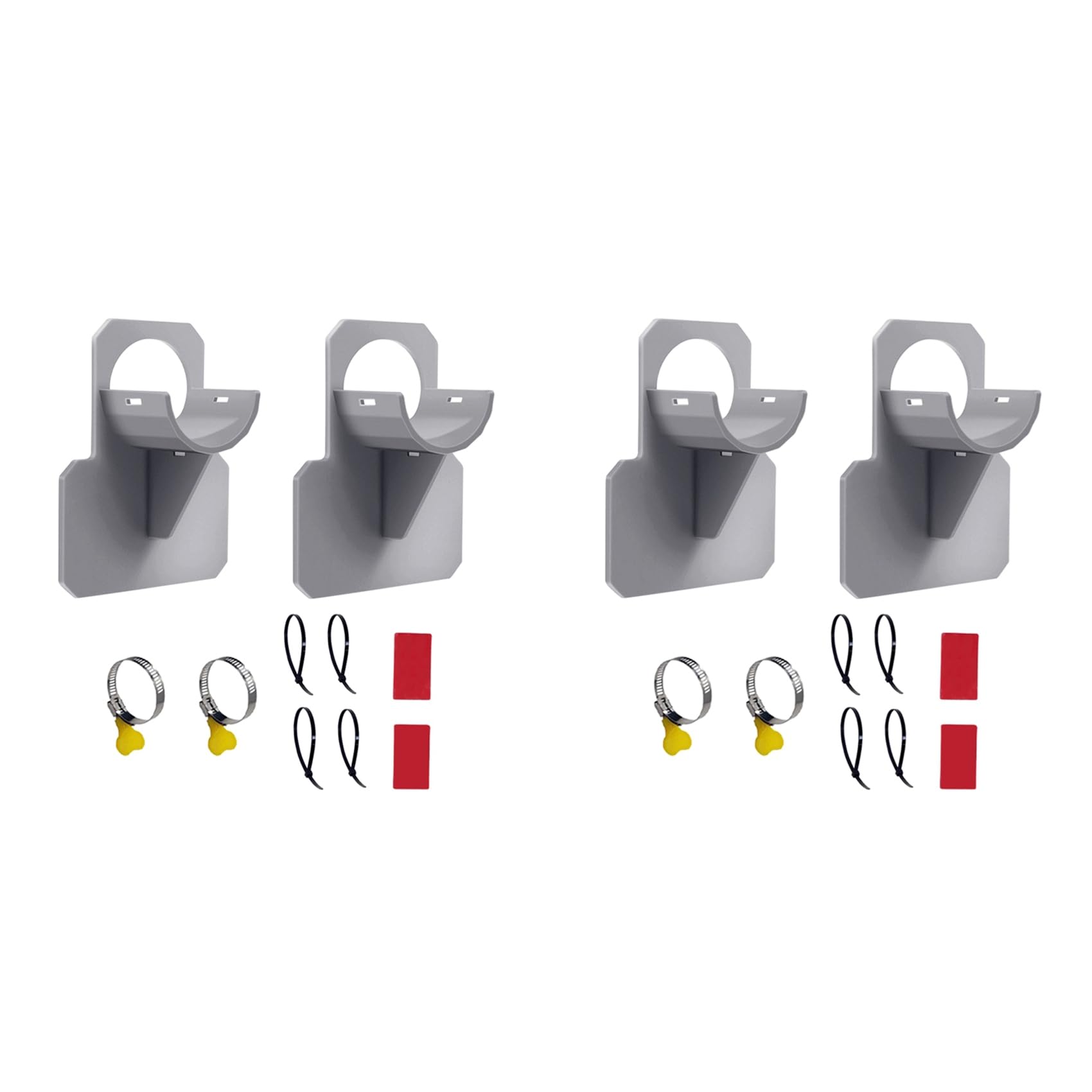 Jnchdghwa Gray 4Set Swimming Pool Pipe Holders, Above Ground Pool Accessories, Pool Accessories, Pool Hoses For Above Ground Pools