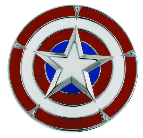 Jewel M Captain America's Shield Belt Buckle #TOP1