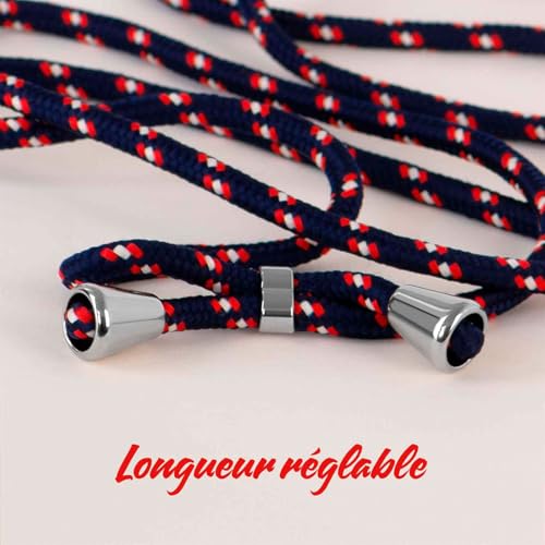 Coque Samsung S21 OneFlow protection integrale 360 bleu blanc rouge
