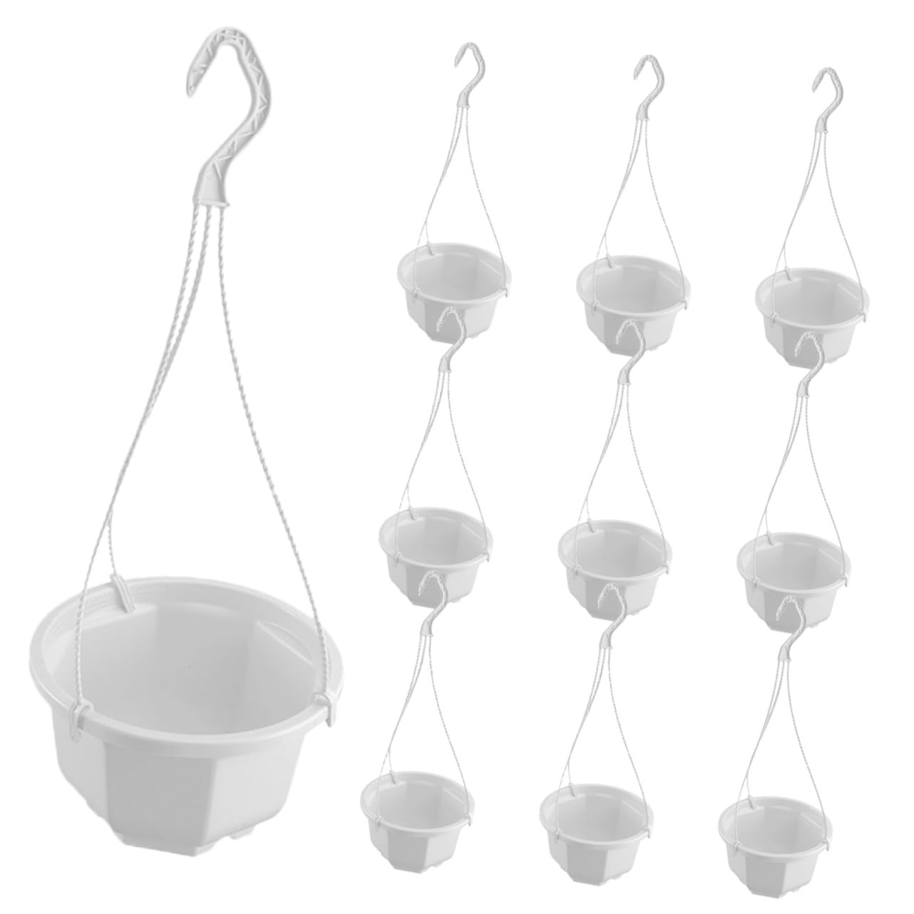 Pots de fleurs suspendus pour orchidées et décoration de balcon