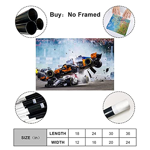 Maisuimaoyi F1 Poster Racing Poster Car Poster F1 Canvas Art Poster And Wall Art Picture Print Modern Family Bedroom Decor Posters 16X24Inch(40X60Cm) #TOP1