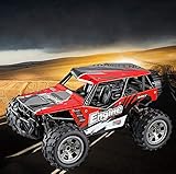 🚗 【Erstaunlich schnelle Leistung】Großformatiger und vollproportionaler superschneller Monstertruck im Maßstab 1:18 wurde speziell für raue Umgebungen und raue Straßen entwickelt. Die Höchstgeschwindigkeit beträgt bis zu 38 km/h, wodurch das Auto schneller als andere fährt. Ein starker, leistungsstarker eingebauter Motor soll Ihnen ein realistisches und beeindruckendes Renn- und Offroad-Spielerlebnis bieten. Bringen Sie Ihre Kinder mit, um das Gebiet der Automobiltechnologie zu erkunden.