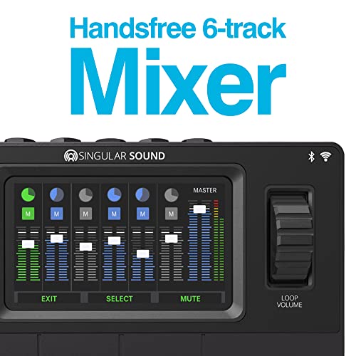 Aeros Loop Studio - 6 Track, Stereo Looper Pedal With Touch Screen And Hands Free Mixing #TOP2