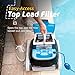 Dolphin Nautilus CC Automatic Robotic Pool Vacuum Cleaner, Wall Climbing Scrubber Brush, Top Load Filter Access, Ideal for Above/In-Ground Pools up to 33 FT in Length
