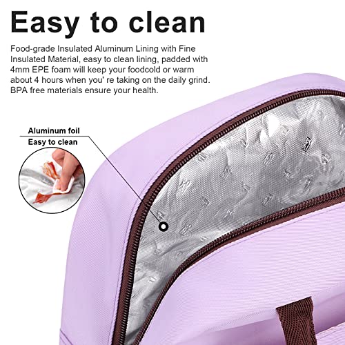 image for BALORAY Lunch Bag for Women Men Insulated Lunch Box for Adult Reusable