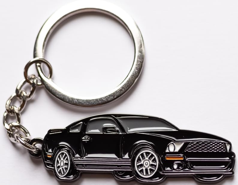05-09 Mustang Keychain, Sweet Mustang key chain, Mustang accessories, Mustang keychain, Metal Material image 5