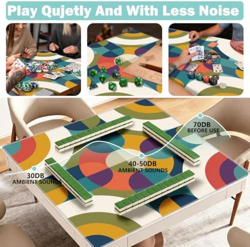 Ghueghe Mahjong Mat for Table, Game Decor 132 - 3