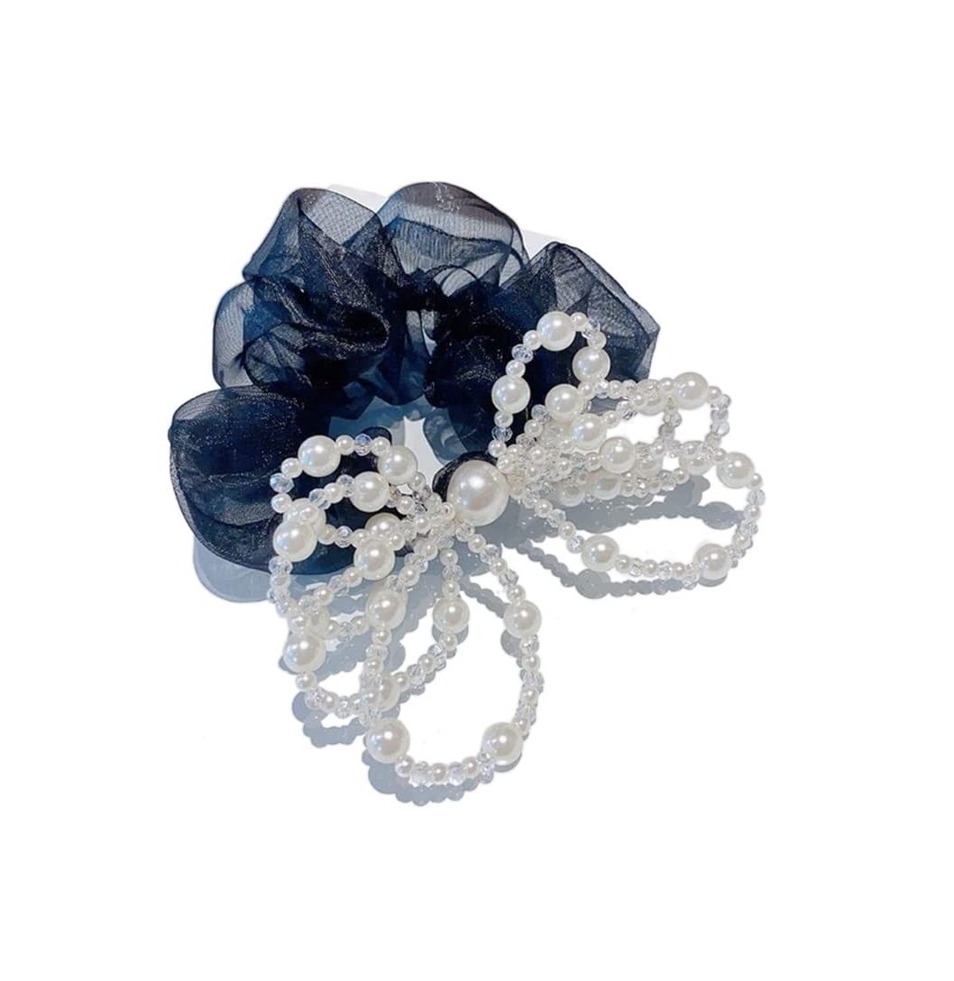 Scrunchies Per Capelli 2 Pezzi Di Perle Per Capelli, Elastici, Fasce Per, Elastiche Per, Per Elastici Per Coda Di Cavallo