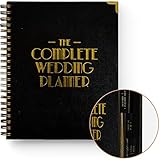 Your Perfect Day Wedding Planner and Organizer - Step-by-Step Guide, Advice, Checklist - Includes Customizable Countdown Calendar (VINTAGE BLACK & GOLD)