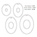 Custom Cutting System Patterns by Creative Memories (Oval (Set of 4))