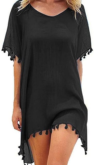 Women Beach Dress Bikini Cover Ups Beachwear Swimsuit Cover Up Beach Summer Casual Swimwear for Women Boho Beach Dress Bathing Suit Sarong