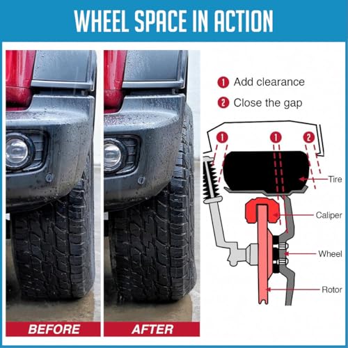 image for Wheel Accessories Parts 2 Pcs Die Cast Wheel Spacer 8mm 5/16