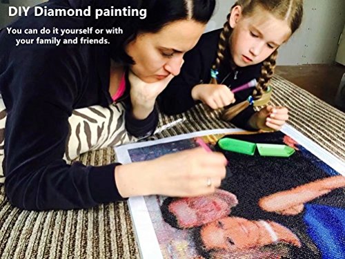 Lprtalk Diy 5D Diamond Painting Kit, Full Square Drill Crystal Rhinestone Embroidery Cross Stitch Arts Craft Canvas Supply Art Kit For Adults And Kids Christmas New Year Christian Cross 12X16 Inch #TOP7
