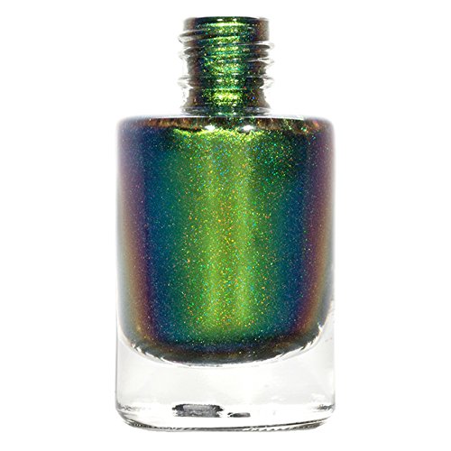 Image of ILNP Reminisce (H) - Green, Blue Color Shifting Holographic Ultra Chrome Nail Polish
