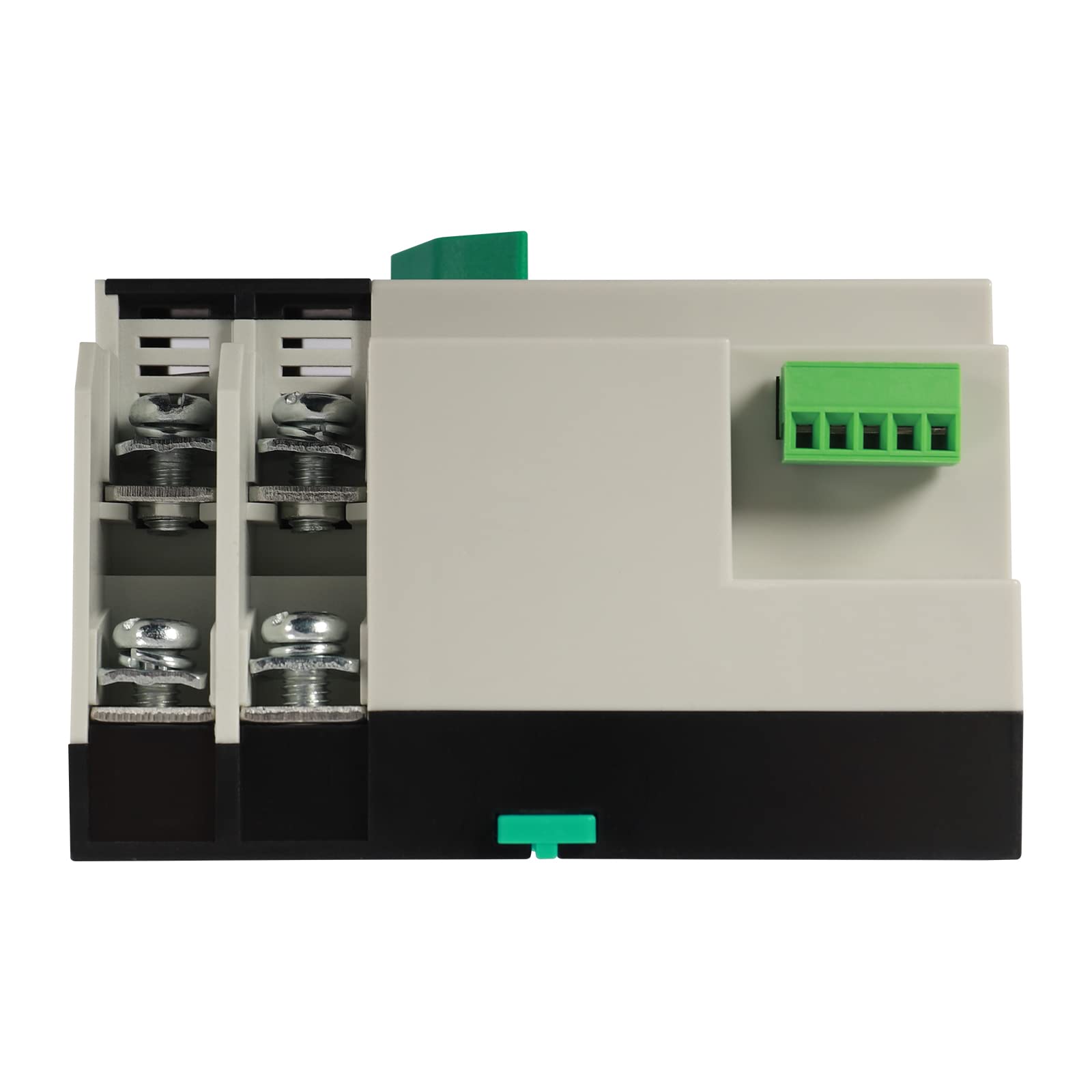 Automatischer Transferschalter, 2P 100A 230V, Automatic Dual-Power-Umschalter, Switch G2R Transfer Switch, Hutschiene Notstrom Netz Umschalter Netzumschalter für Strom, USV, Wechselrichter, Solar