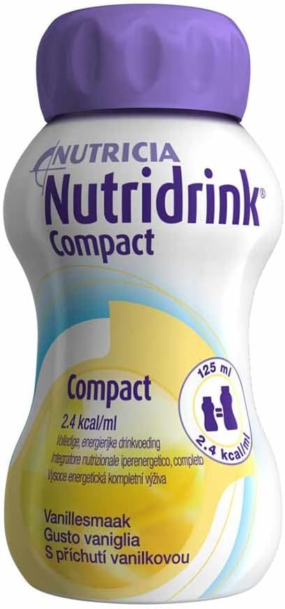 Nutricia Nutridrink Compact Food Supplement Taste Vanilla 4x125ml