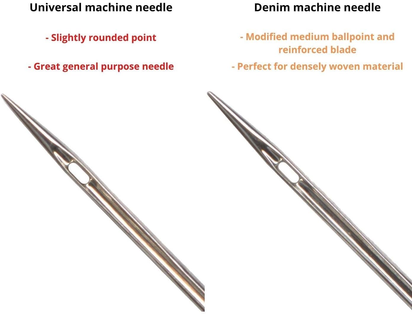 Denim and Common Stitching Machine Needles Combo Pack, (Measurement: Assorted) Suits Brother, Child Lock, Bernette, Bernina, Elna, Necchi, Juki, Janome, Kenmore, Singer Stitching Machines by Condominium ABC 4 51AMa5oCXiL. AC SL1500