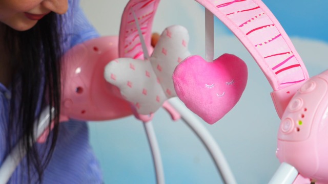 BABYノベルティハンガー ピンク Amazon.com : Baby Swings for Infants