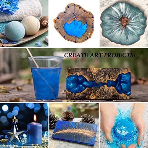 Seisso Mica Powder For Epoxy Resin, 15 Jars Of Pigment For Lip Gloss, Soap Making, Bath Bomb, Paint, Resin Dye, And Nail Polish Art (0.35Oz/10G Each Bottle) #TOP5