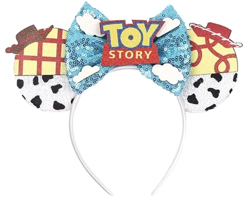 Miniatura 44 de CLGIFT Colección Minnie Ears - Ariel, arcoíris brillante, lentejuelas rojas clásicas y más colores disponibles