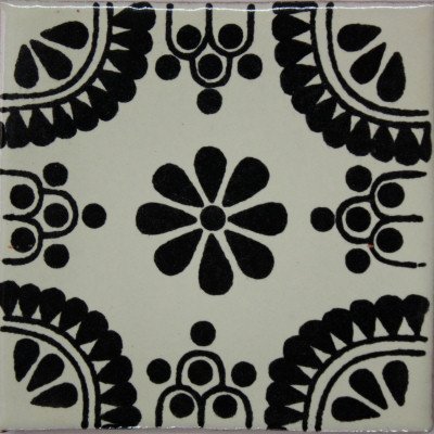 6x6 Black Madrid Talavera Tile: Authentic Mexican Pottery Review 6x6 Black Madrid Talavera Tile: Authentic Mexican Pottery Review