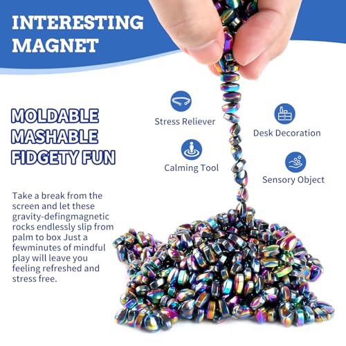 Cycllty 550Pcs Ferrite Putty, Fidget Toys, Fidget Toys Adults, Desk Fidgets Toys For Office Stress/Anxiety Relief ,Adults Gifts thumb #1