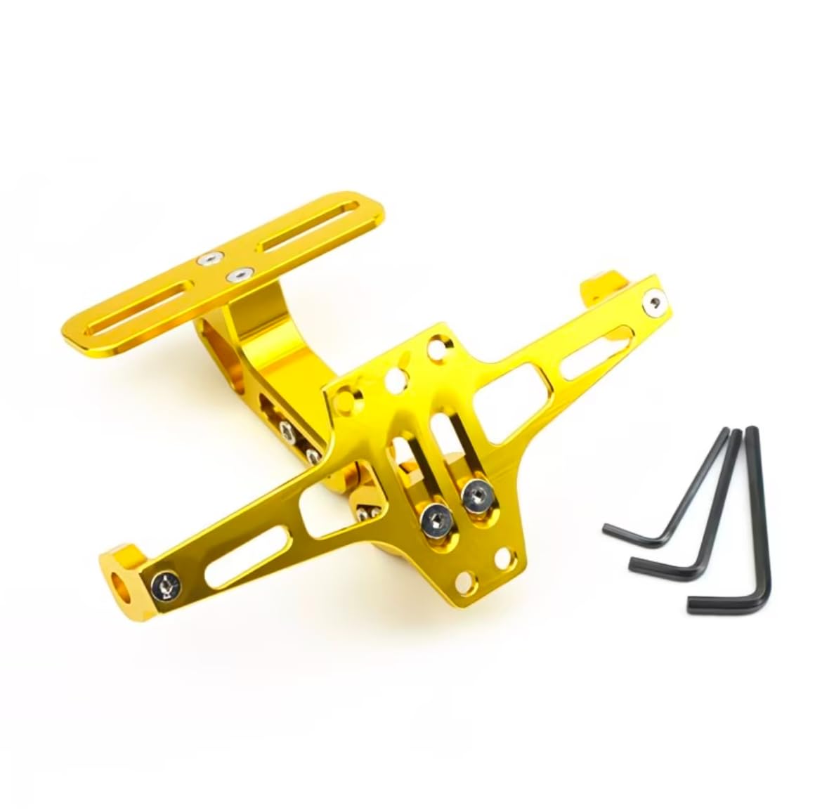 YDSTNiu 1PCS Motorcycle License Plate Bracket for Vespa GTV Sei Giorni,