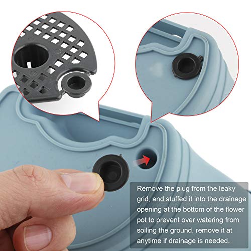 Hanging Wall Planters, Newkits 3 Pcs Modular Hanging Planters Free Combination Vertical Planter For Yard Garden Outdoor And Indoor Hanging Decorations - Blue #TOP3