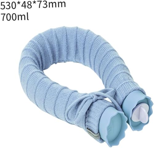 Miniatura 2 de Bolsa de agua caliente en forma de U con material de fugas y funda extraíble lavable para preservación del calor frío para hombros y vértebras