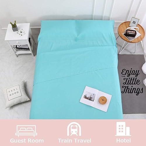 Miniatura 5 de Forro para saco de dormir, ligero, portátil, suave para viajes y campamento, con bolsa compacta y de transporte, para viajes, hotel