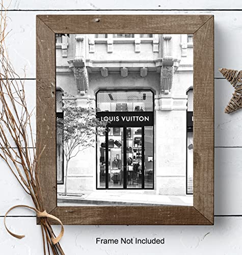 Photo Of Designer Store Glam Wall Decor – Unique Designer Home Art Poster For Apartment Living Room Bedroom – Chic Gift For Women Woman Wife Her Haute Couture Fashion Fans– 8X10 Picture Print Wall Art #TOP7