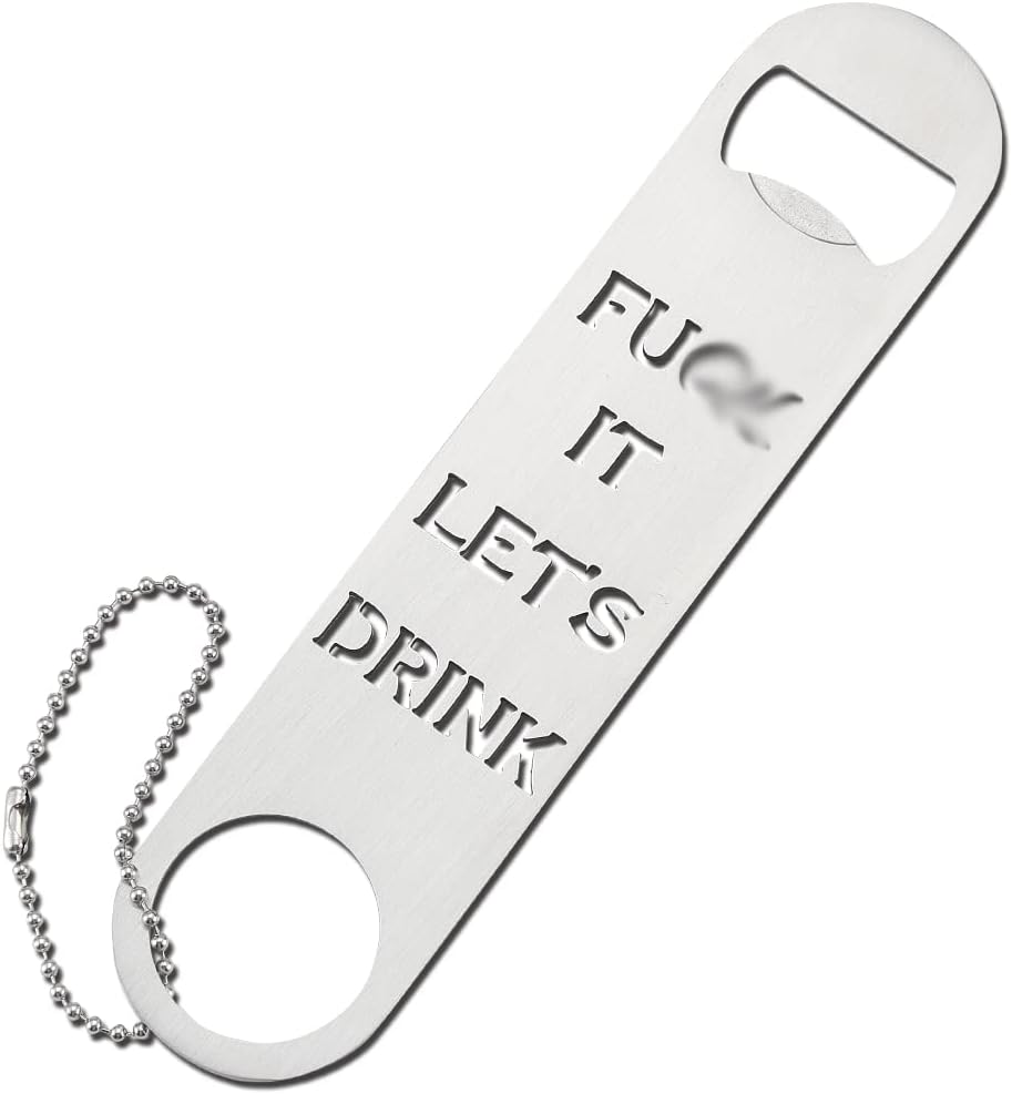 Gift for Bartender Woman, Men, Funny Bottle Opener for Men, Funny Bottle Opener Party Favors Decorations, Bar Key For Friend Boyfriend Bartenders Joke Holiday Gifts Lk04