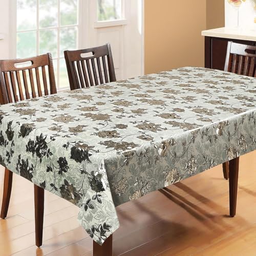 Image of Dakshya Industries PVC Waterproof Withoutlace Dining Table Cover (Size - 54X78 Inch) Rectangle 6 Seater Heat Rasistant, A2