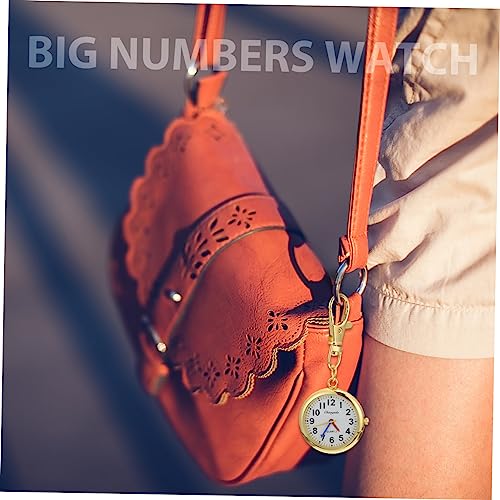 TENDYCOCO 1 Unidade relógio de bolso enfermeira grande personagem relógio de bolso digital distintiv