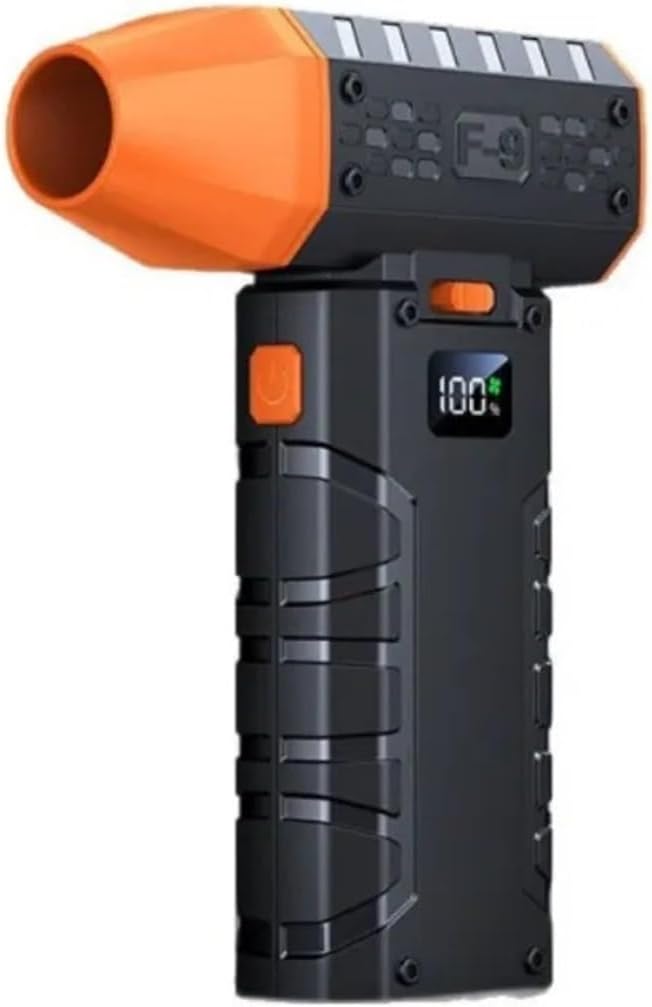 DYXN 130000RPM Mini Air Blower Brushless Motor Powerful Dust Battery Display LED Lighting Portable Rechargeable Turbo Fan Jet(6 Wire White Only Right)