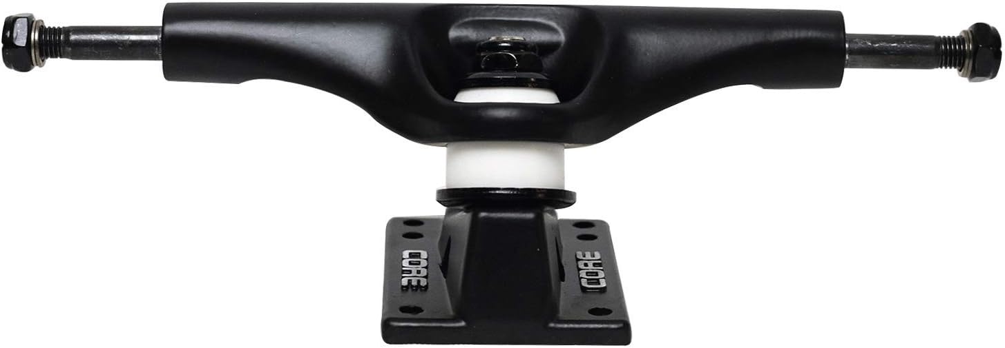 Core Hollow Skateboard Trucks 6.0 (8.75") Black/Black Base, Premium Bushings