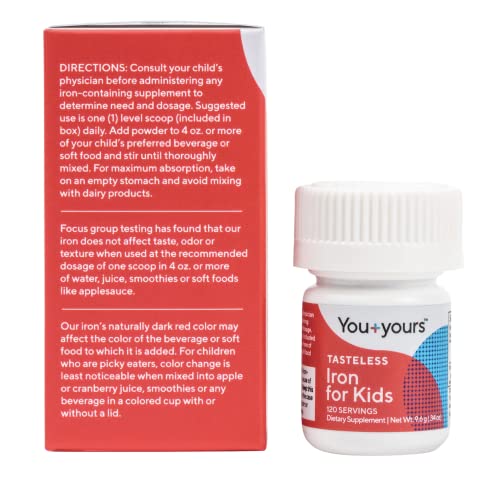 Image of Tasteless Iron for Kids + Toddlers- 4-Month Supply | Just One Ingredient (Pack of 2)