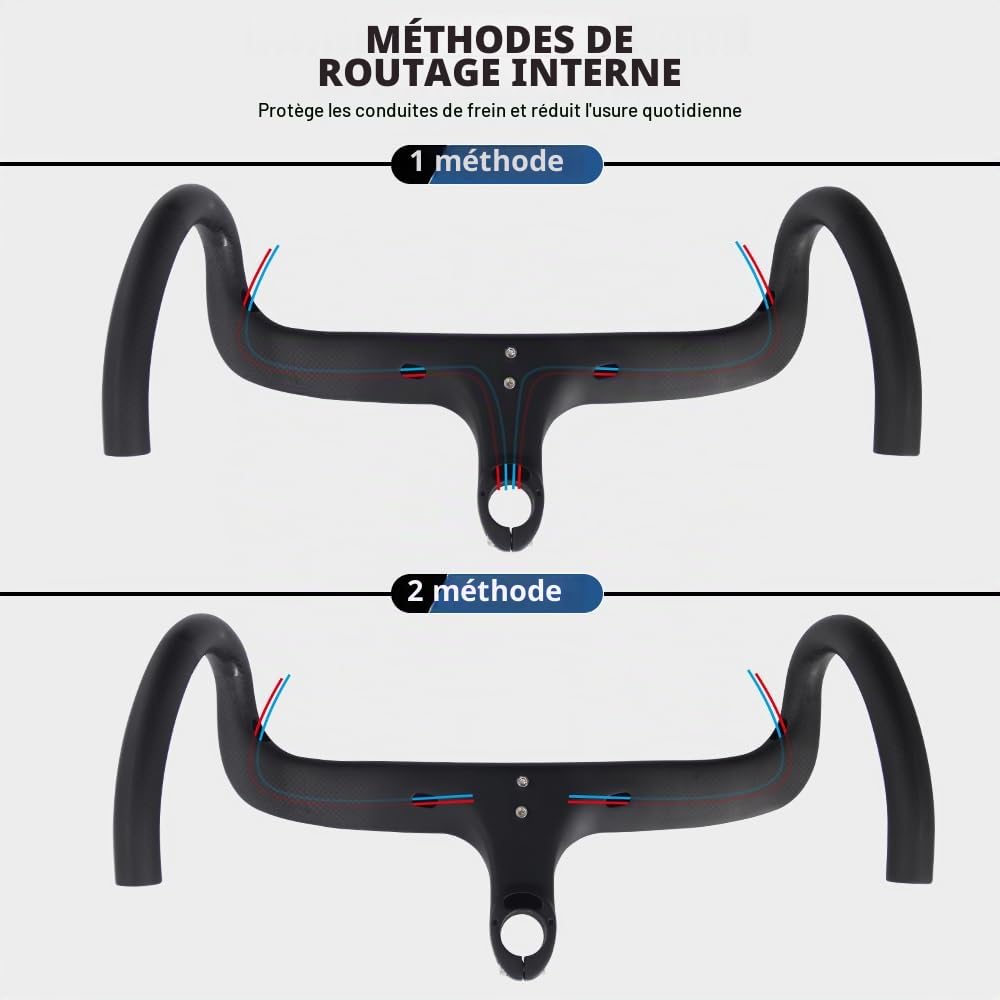Guidon vélo route carbone RXL SL 1-1/8" cintre velo de route carbone integré guidon carbon 3K mat 420 * 90mm