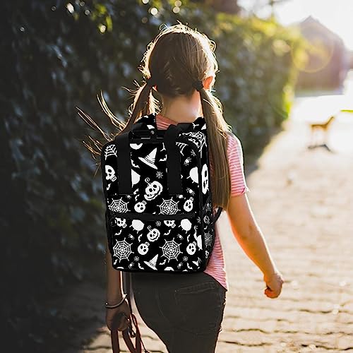 Sac à dos pour garçons cadeau d'Halloween original motif toile d'araignée