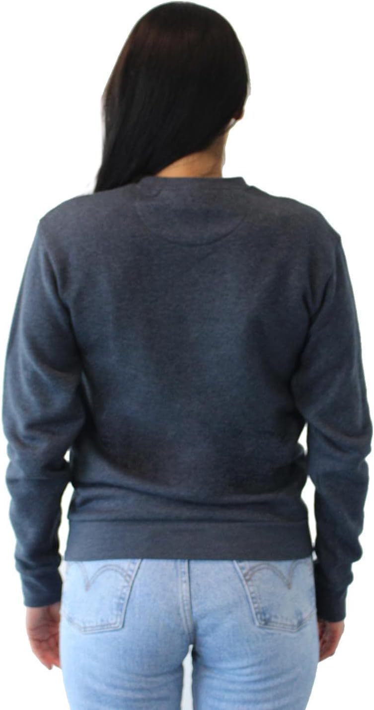 Next Level Unisex Pullover PCH Crewneck Sweatshirt Heather Teal - Image 3