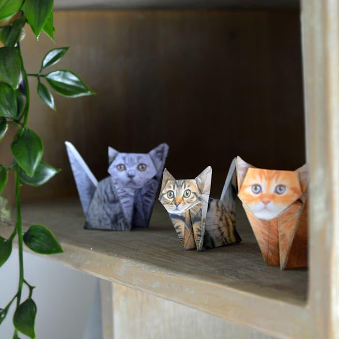 Pikkii Origami Paper Cats
