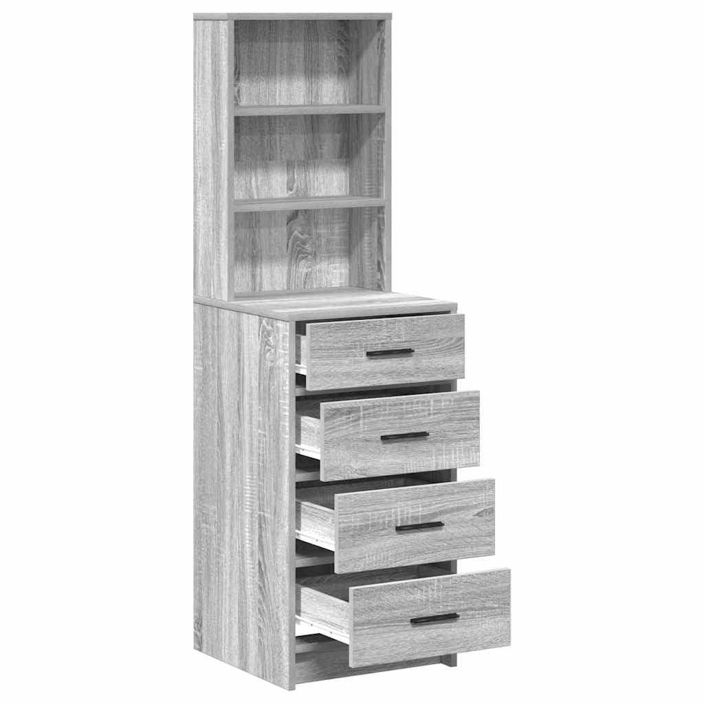 Mesa de buffet de fácil cuidado con superficie mate y espacio de almacenamiento para vajilla y decoración como mesa de servicio moderna para eventos y vida cotidiana, así como