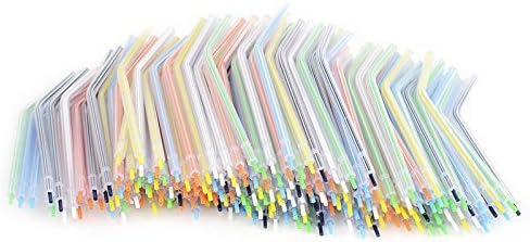 200 PCS of Colorful Disposable Dental Spray Nozzles Tips For 3-Way Air Water Syringe