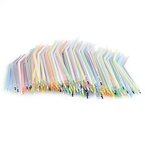 200 PCS of Colorful Disposable Dental Spray Nozzles Tips For 3-Way Air Water Syringe