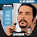 Blackbeard for Men Formula X Instant Mustache & Beard Color for Men & Seasoap Anti-Aging Bar Soap - 3 Pack Hypoallergenic Facial Hair Dye & 1 Pack Mens Soap - Temporary Beard Tint, Brown/Black