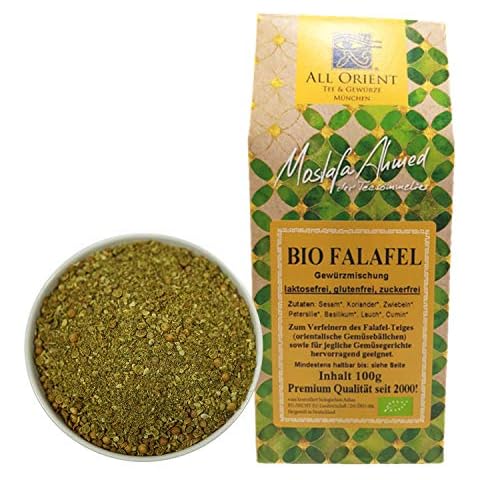 All Orient BIO Falafel Gewürzmischung 100g | optimal für Gemüsegerichte | Falafel Gewürz | Gourmet Gewürze | Gemüsebällchen | Vegan | ohne Zusatzstoffe | orientalisch Cover