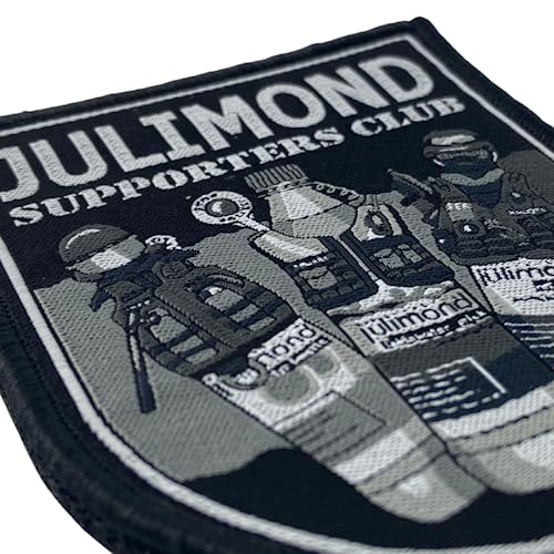 Julimond Supporters Club Textil Patch - Klettpatch - Polizei - Getränk - Versorgungsbeutel