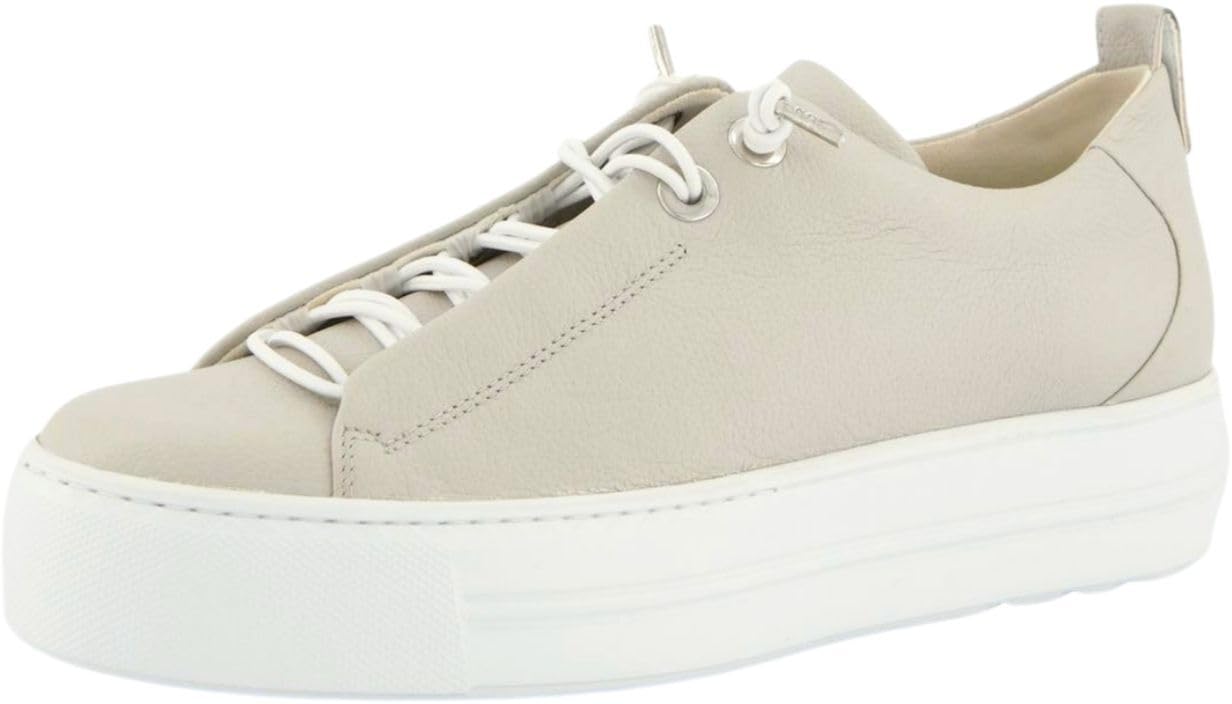Paul Green Zapatillas 5017-367 Cuero Liso Gris Mujer