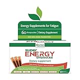 Adrien Gagnon - Super Energex 30x10mL Ampoules, Natural Energy Shots with Ginseng Extract, Kola Nut, and B Vitamins, Adaptogen Blend for Stress and Mood Support (60 Ampoules)