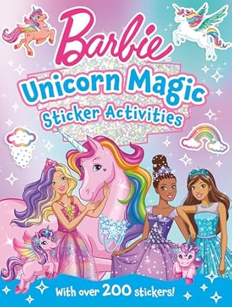 Barbie Unicorn Magic Sticker Activity Book: Barbie: 9780008681562 ...